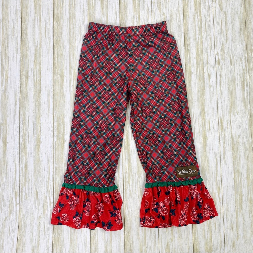Matilda Jane Red Long Winters Nap Pajama Pants